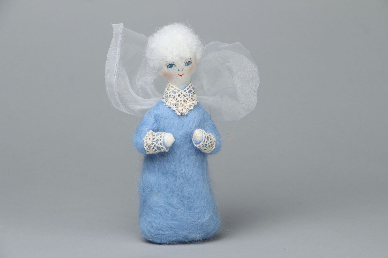 Homemade felted toy Angel photo 1