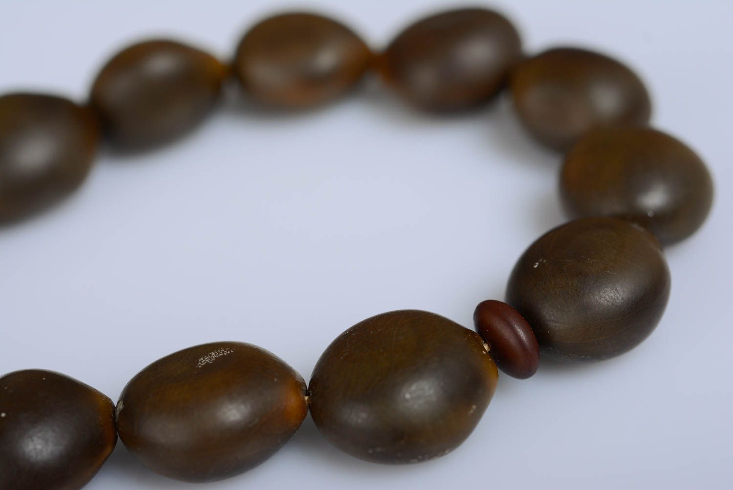 Handmade wooden prayer beads wooden rosary beads meditation supplies gift ideas photo 5