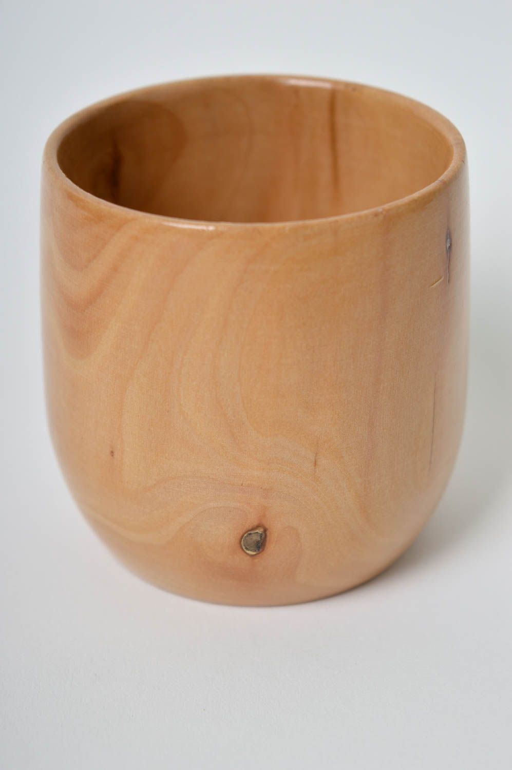 Vaso de madera artesanal utensilio de cocina menaje del hogar vajilla moderna foto 2