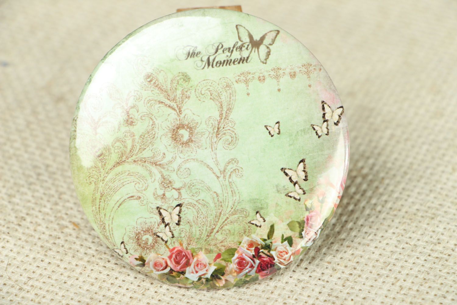 Pocket mirror Butterfly photo 1