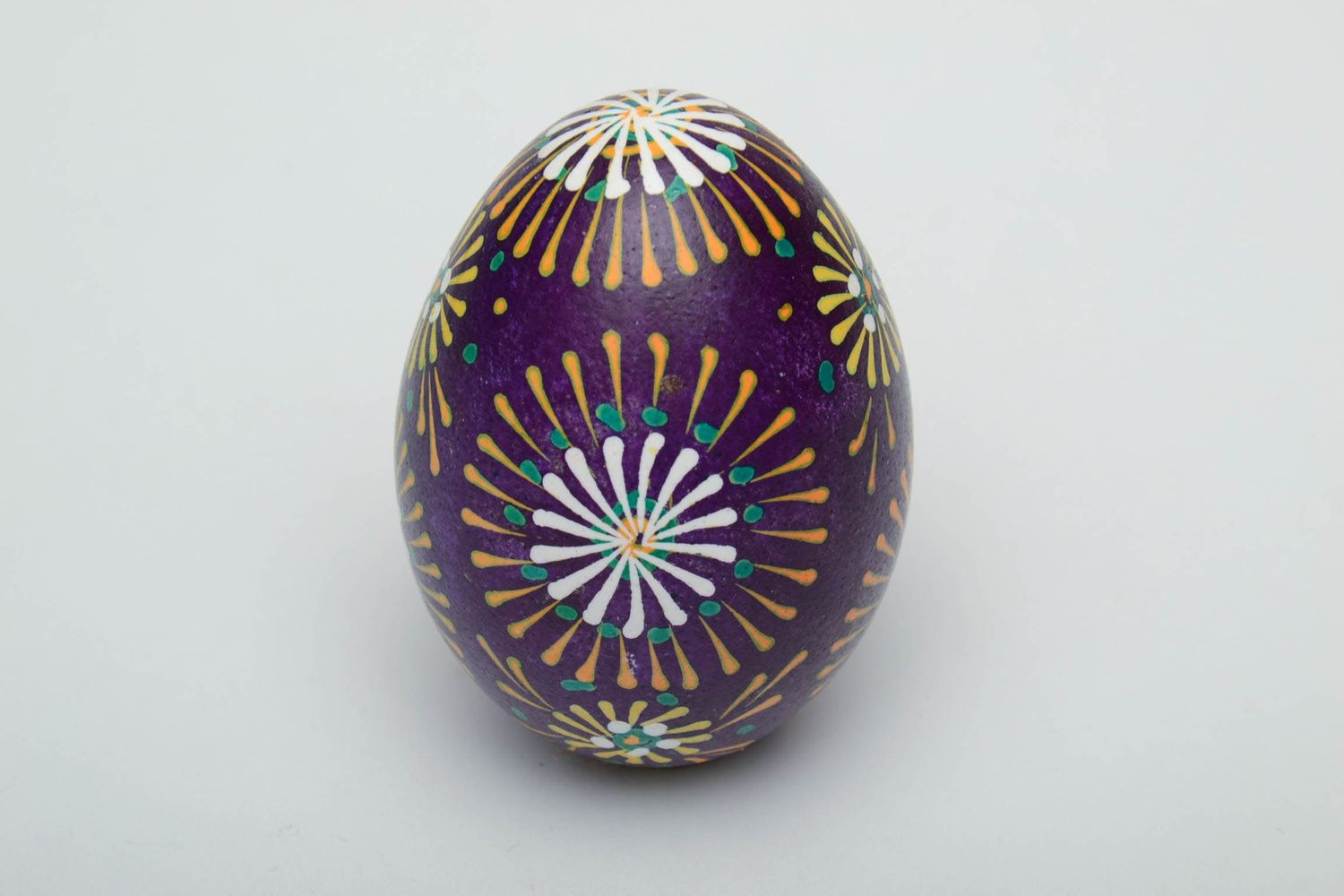 Расписное яйцо с лемковскими символами  фото 2