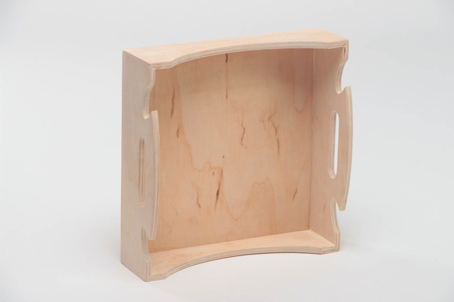 Handmade plywood craft blank for decoupage or painting decorative napkin holder photo 4