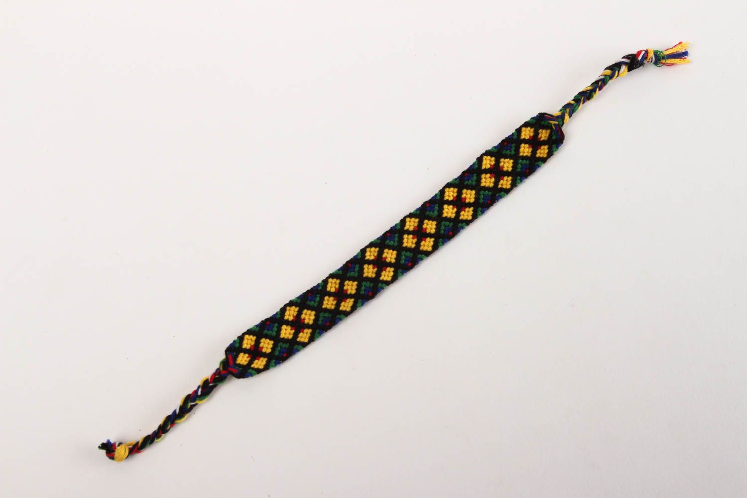 Модный браслет хэнд мейд браслет из ниток очень симпатичный плетеный браслет фото 3