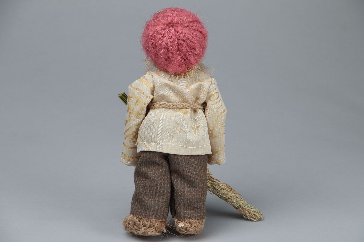 Мягкая кукла-домовик ручной фото 3