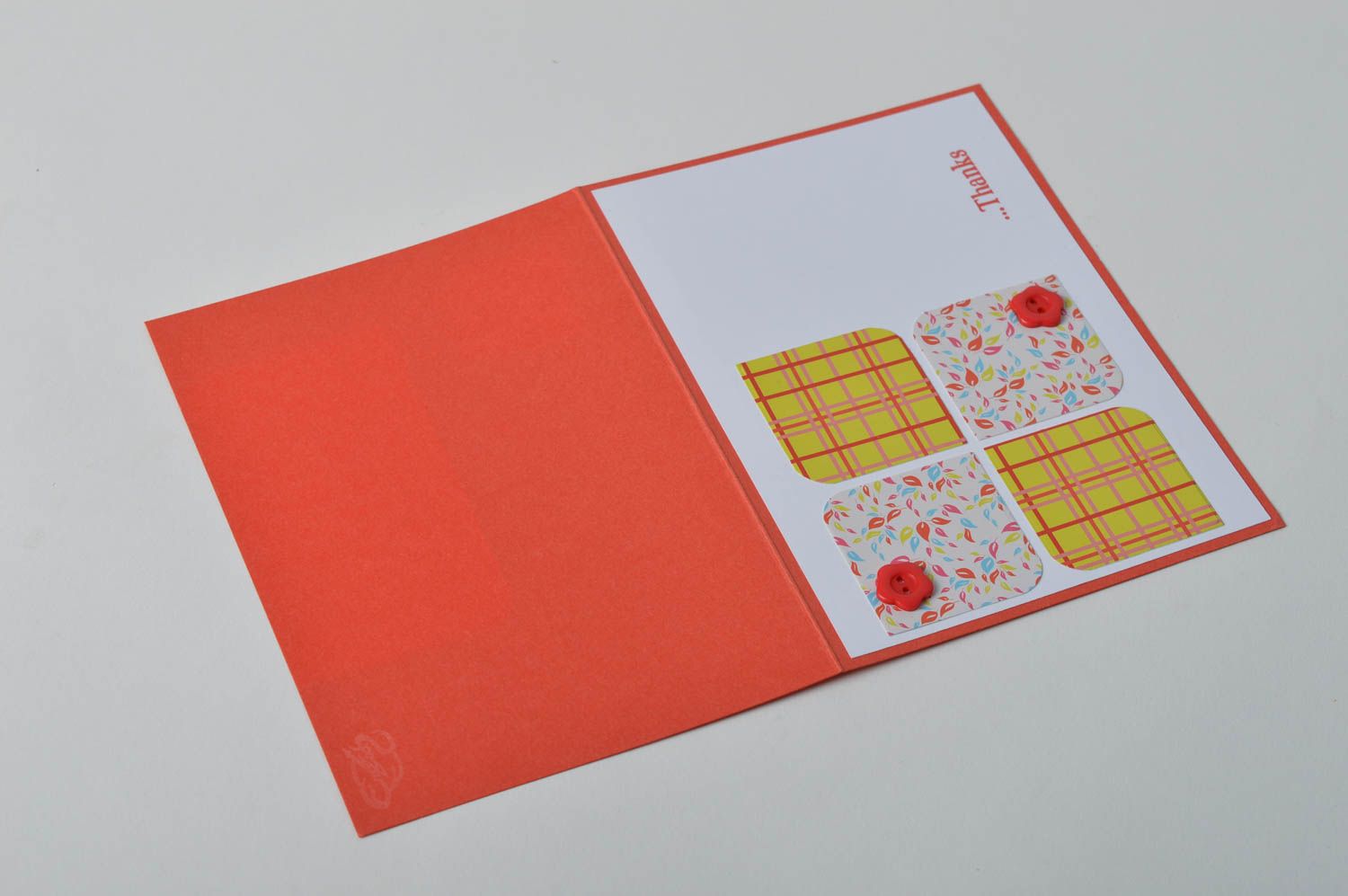 Schöne Grußkarte handmade Grußkarten aus Papier Scrapbooking Karte als Geschenk foto 5