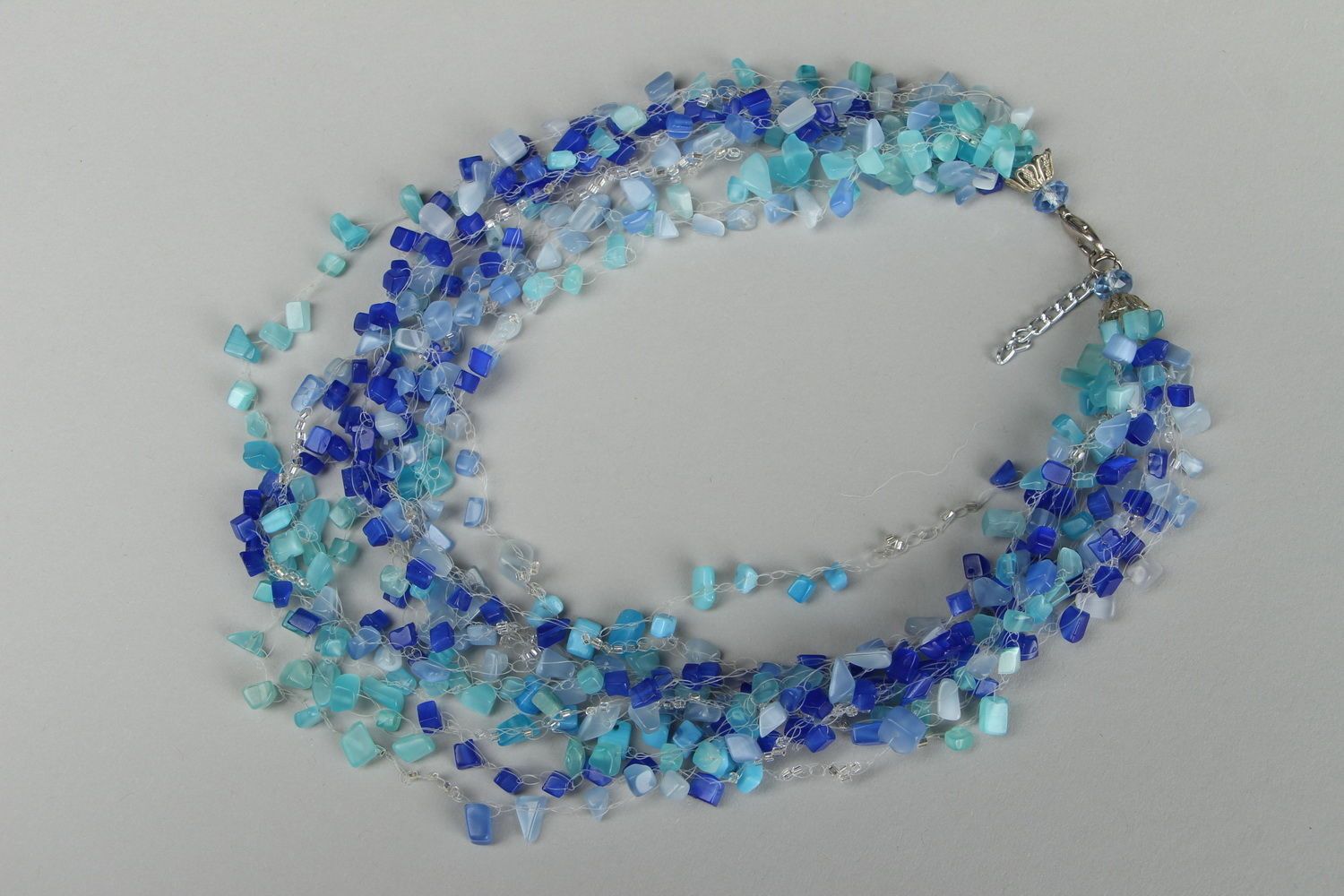 Necklace made ​​of natural stones photo 3