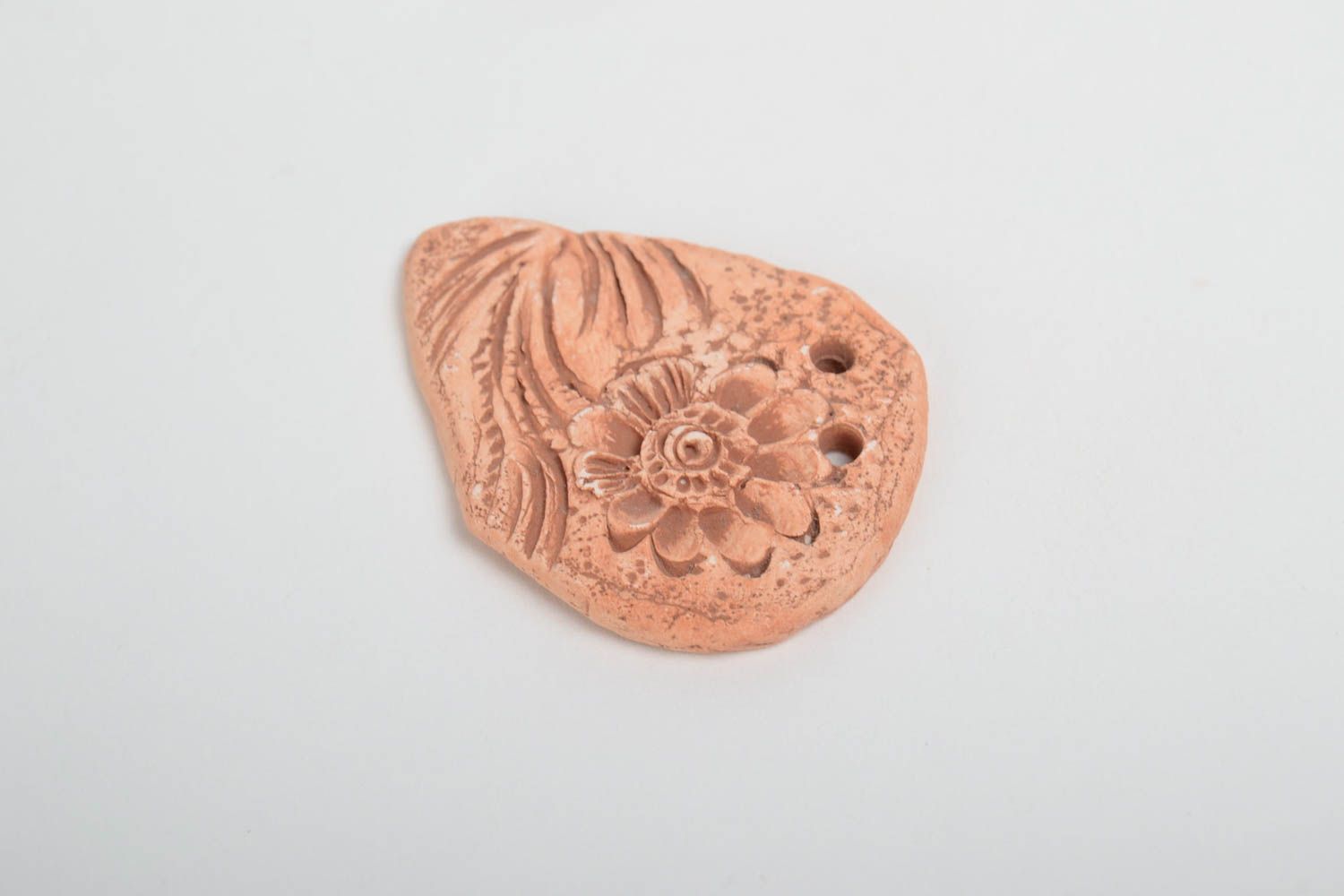 Beautiful handmade designer clay blank for neck pendant making DIY photo 4