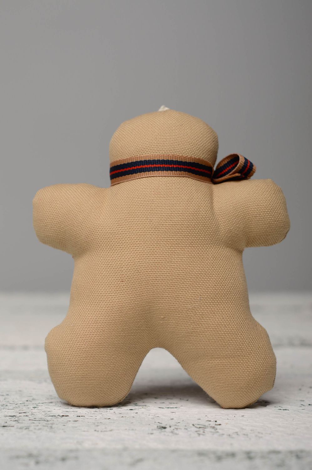Handmade linen soft toy Cookie photo 4