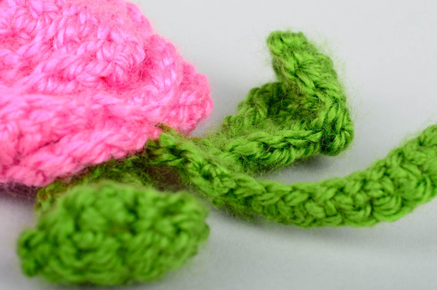 Unusual handmade bookmark crochet flower bookmark designer accessories photo 4