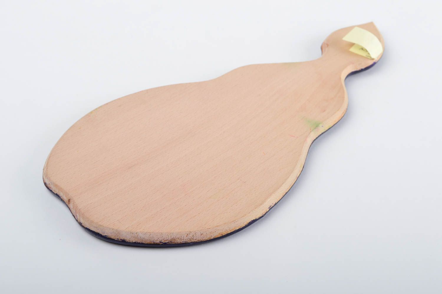 Handmade stylish cutting board wooden painted chopping board unusual utensils photo 5