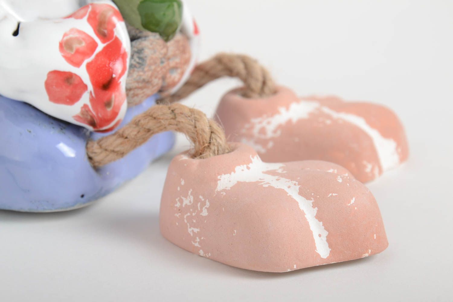 Keramik Handarbeit Spardose Hase Geschenkidee für Kinder lustige Sparbüchse foto 4