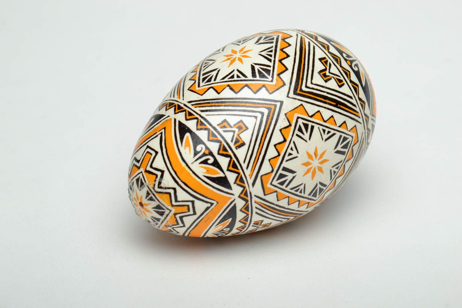 Handmade decorative painted egg photo 4