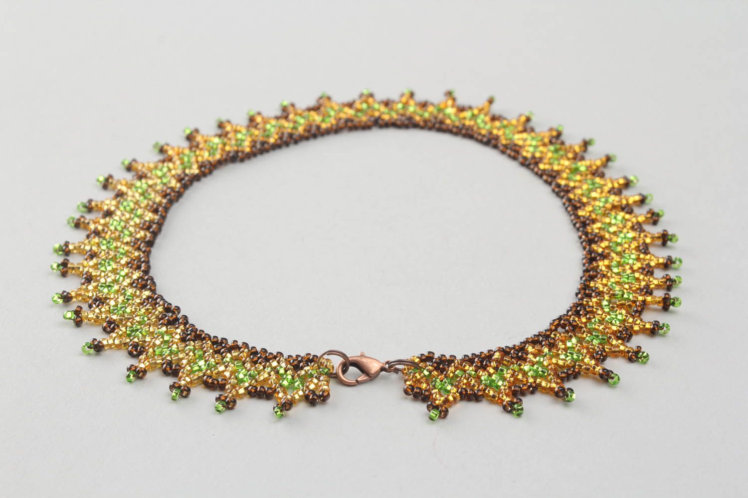 Necklace made of Czech beads Princess photo 3