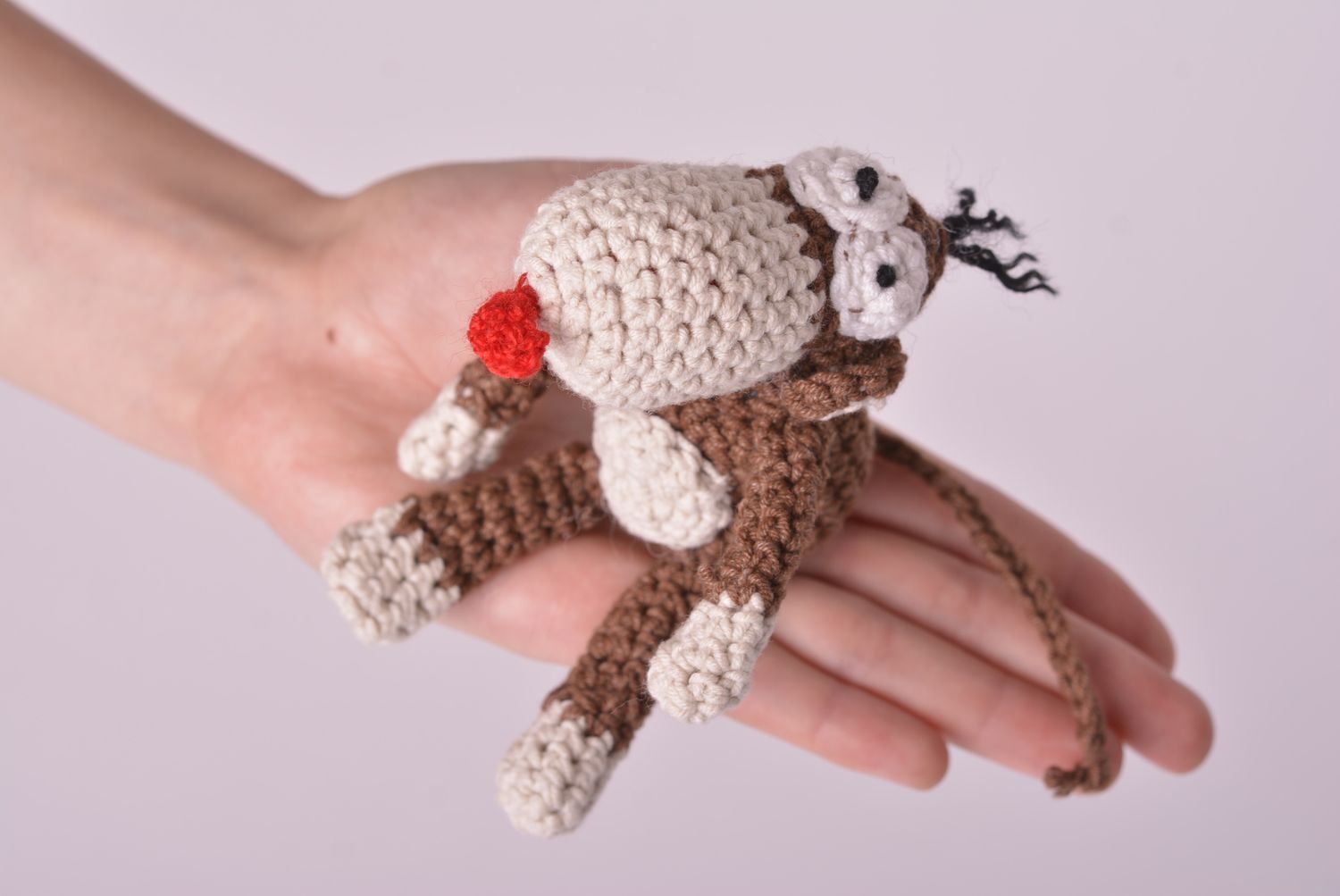 Peluche para niños juguete hecho a mano tejido de algodón regalo original foto 4