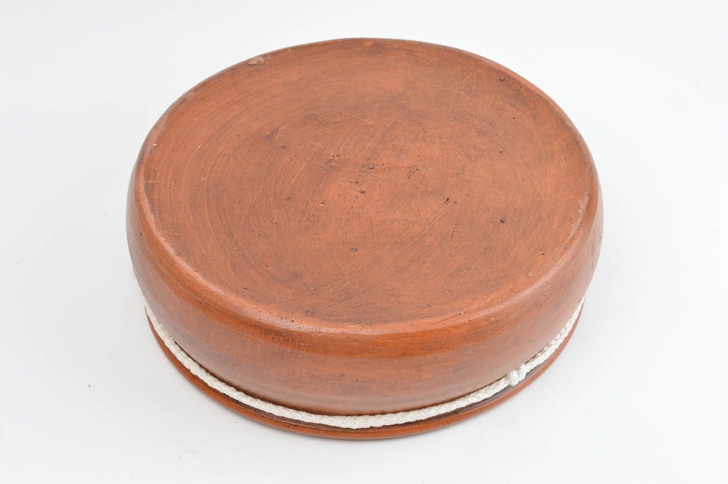 Cache pot design Déco maison fait main marron en céramique Cadeau original photo 3