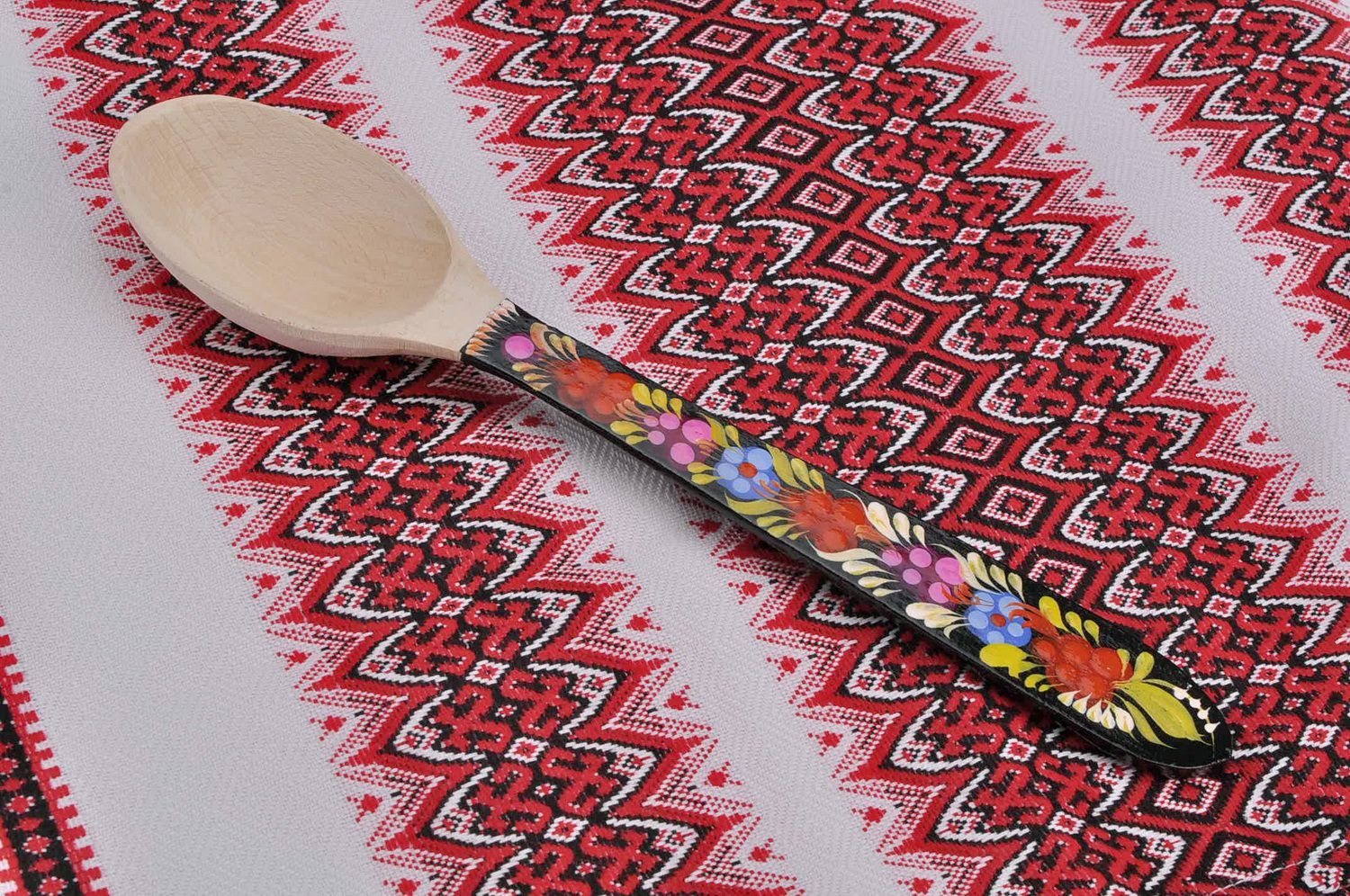 Spoon with painted handle photo 5