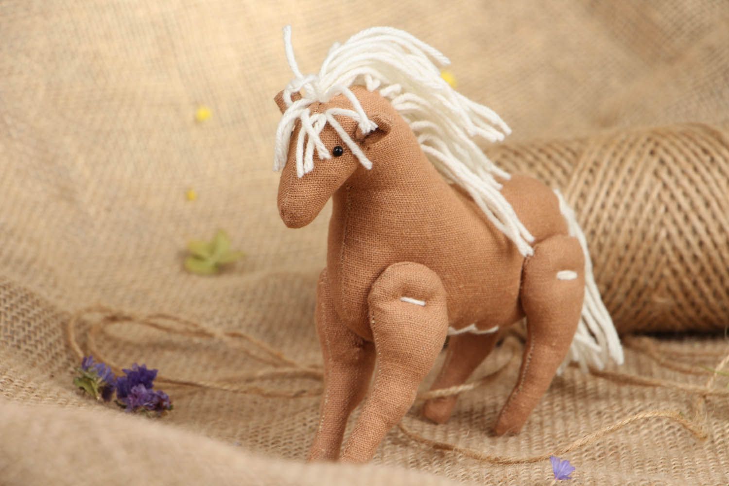 Stuffed toy horse photo 5