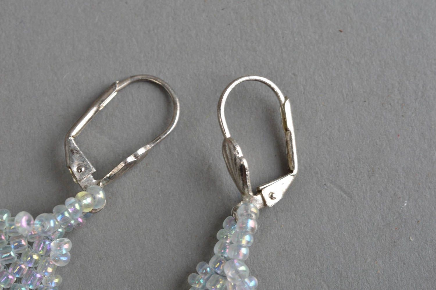 Drop earrings handmade beaded earrings designer accessories for women gift ideas photo 4