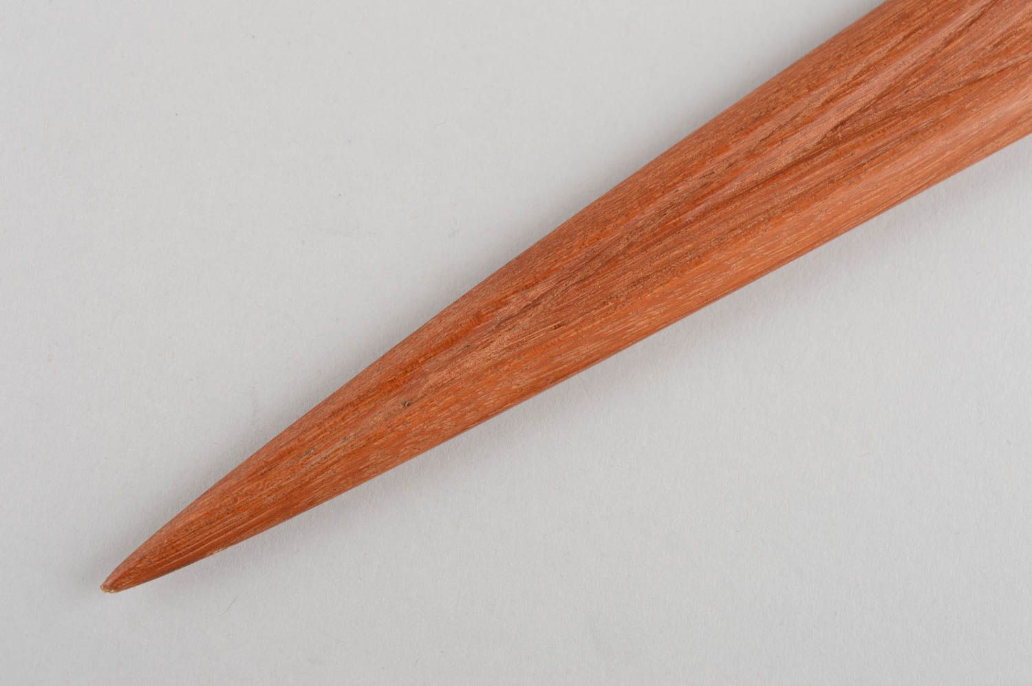 Dague décorative en bois ciré marron faite main cadeau original pour homme photo 5