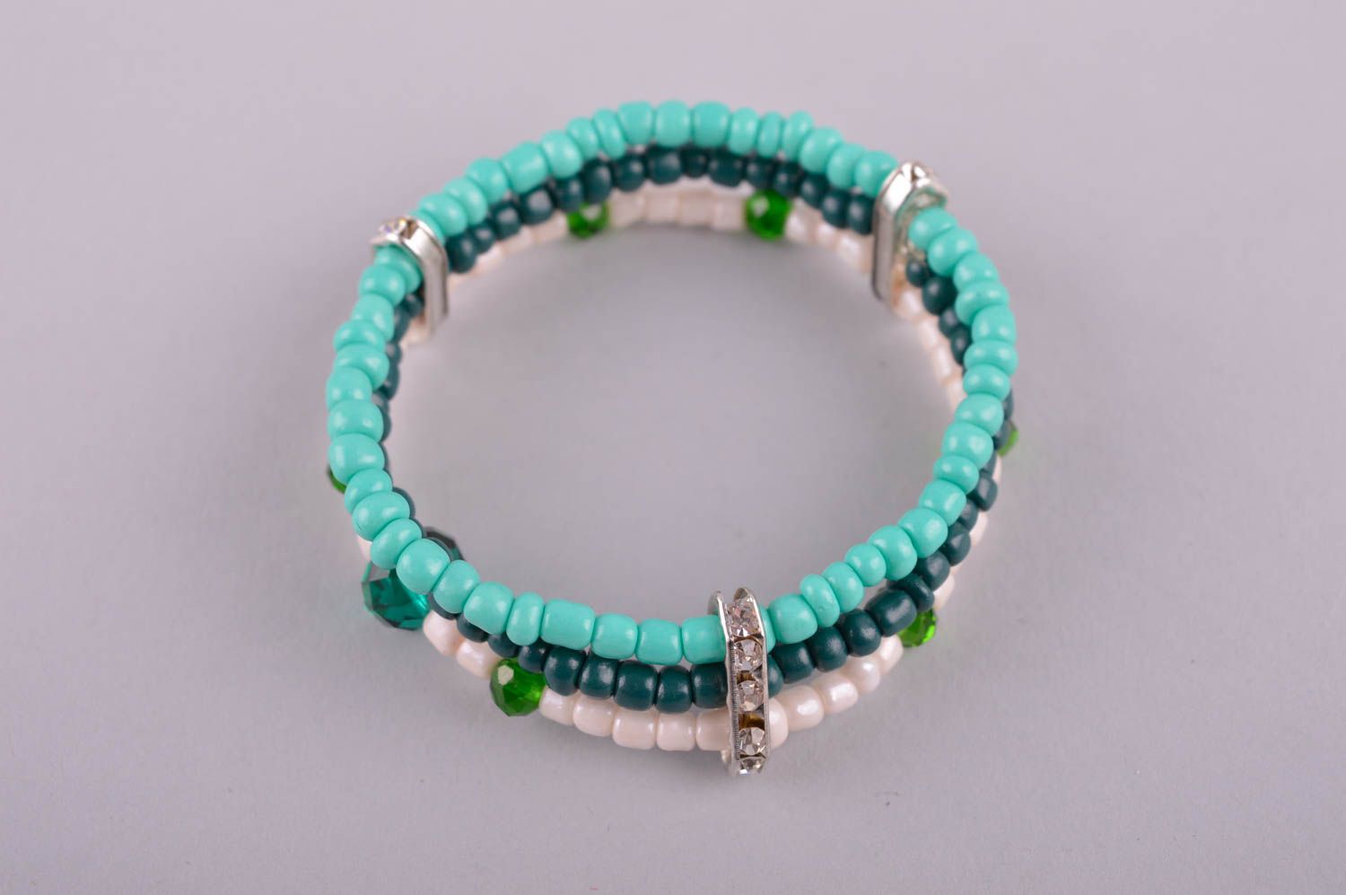 Handmade seed bead bracelet trendy necklace fashion bracelet for women photo 4