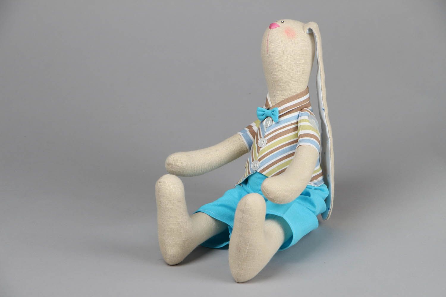 Interior textile toy Shy Bunny photo 1