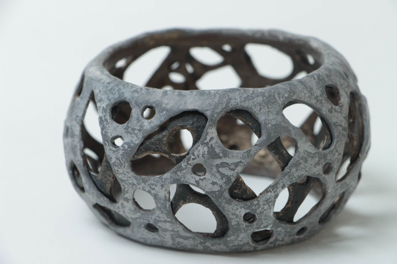 Bracciale in argilla polimerica fatto a mano braccialetto originale da polso 
 foto 1