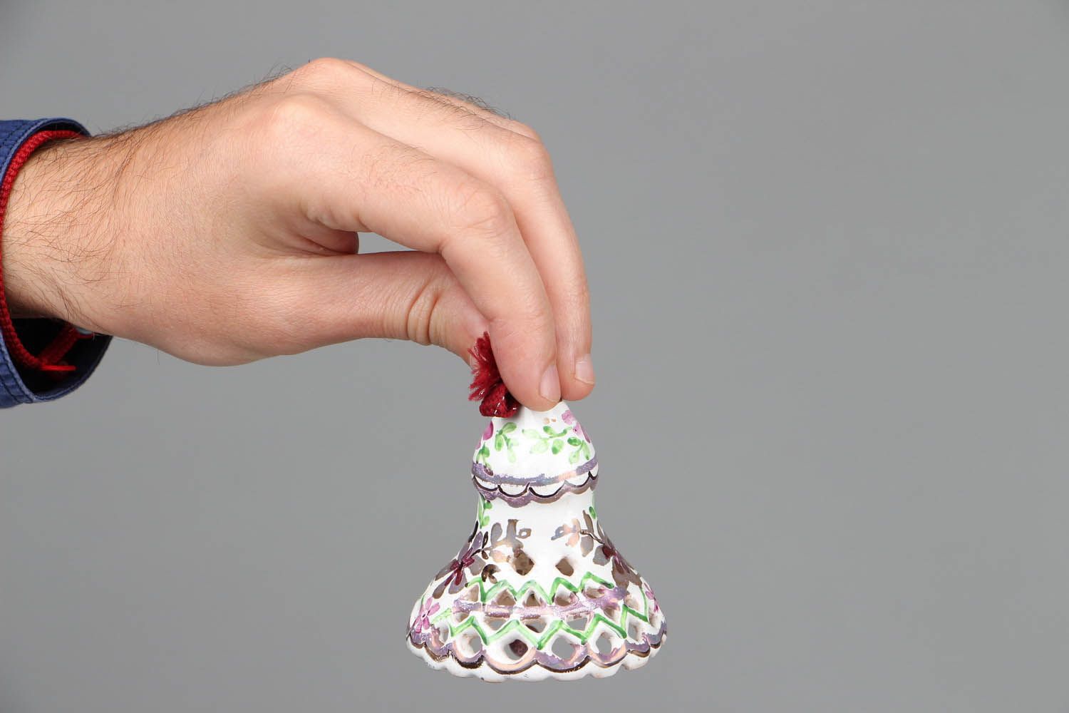 Decorative ceramic bell photo 4