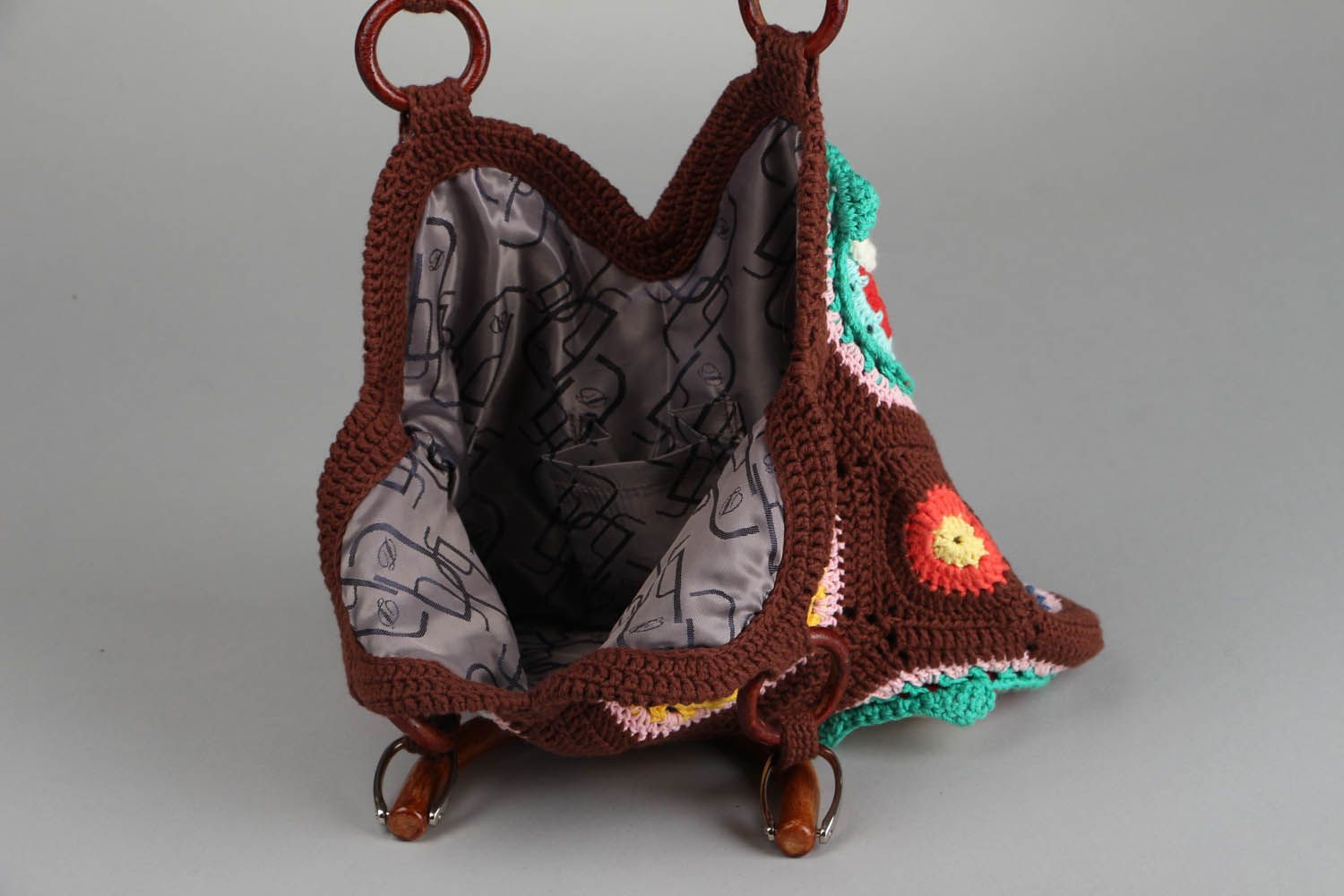 Crochet purse Owls photo 4