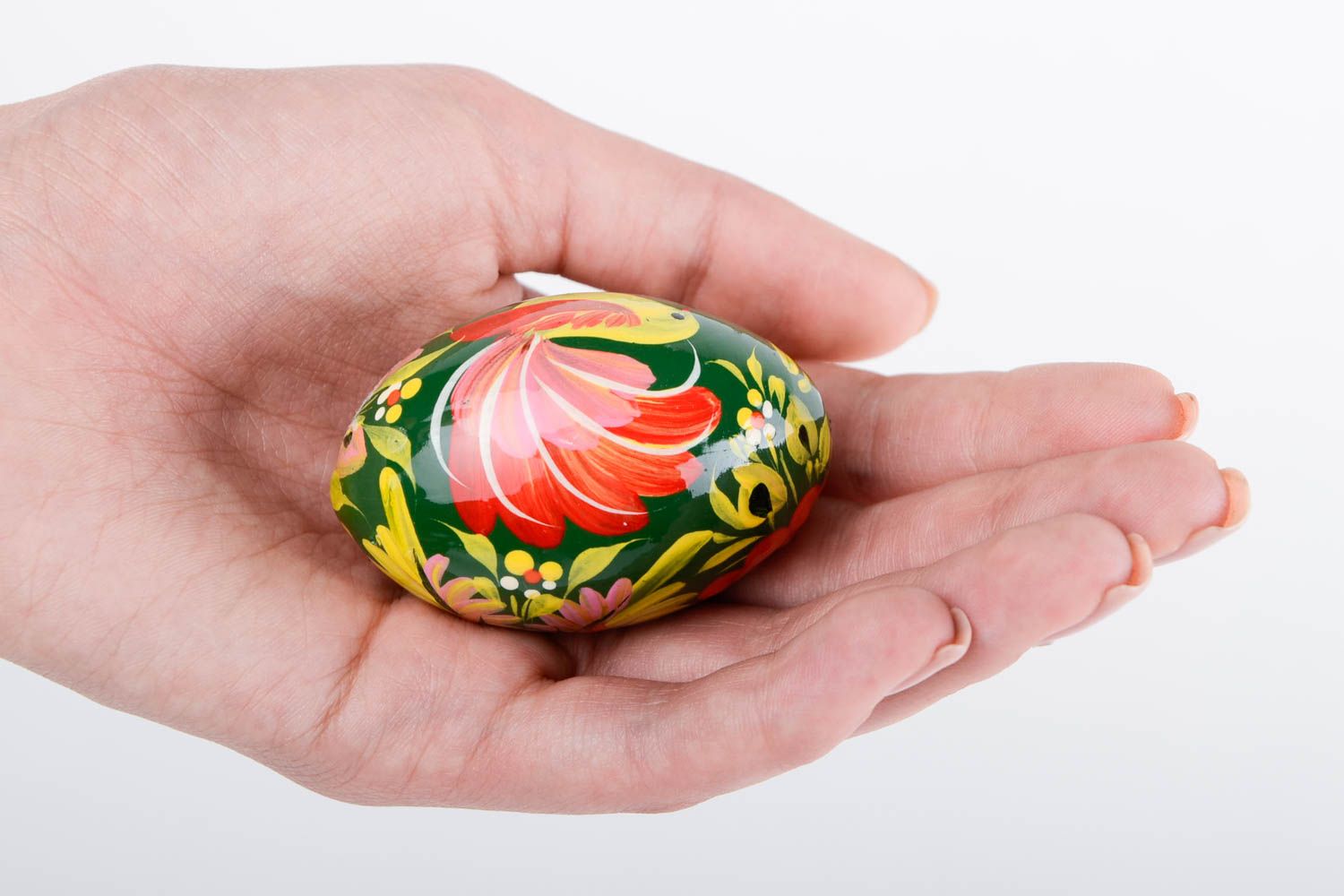 Decoración para Pascua hecha a mano huevo decorado regalo original de navidad foto 2
