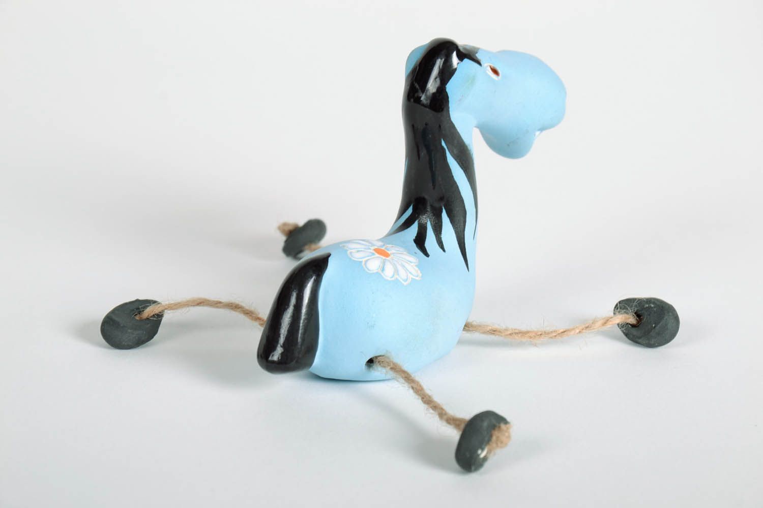 Decorative figurine Blue Horse photo 3