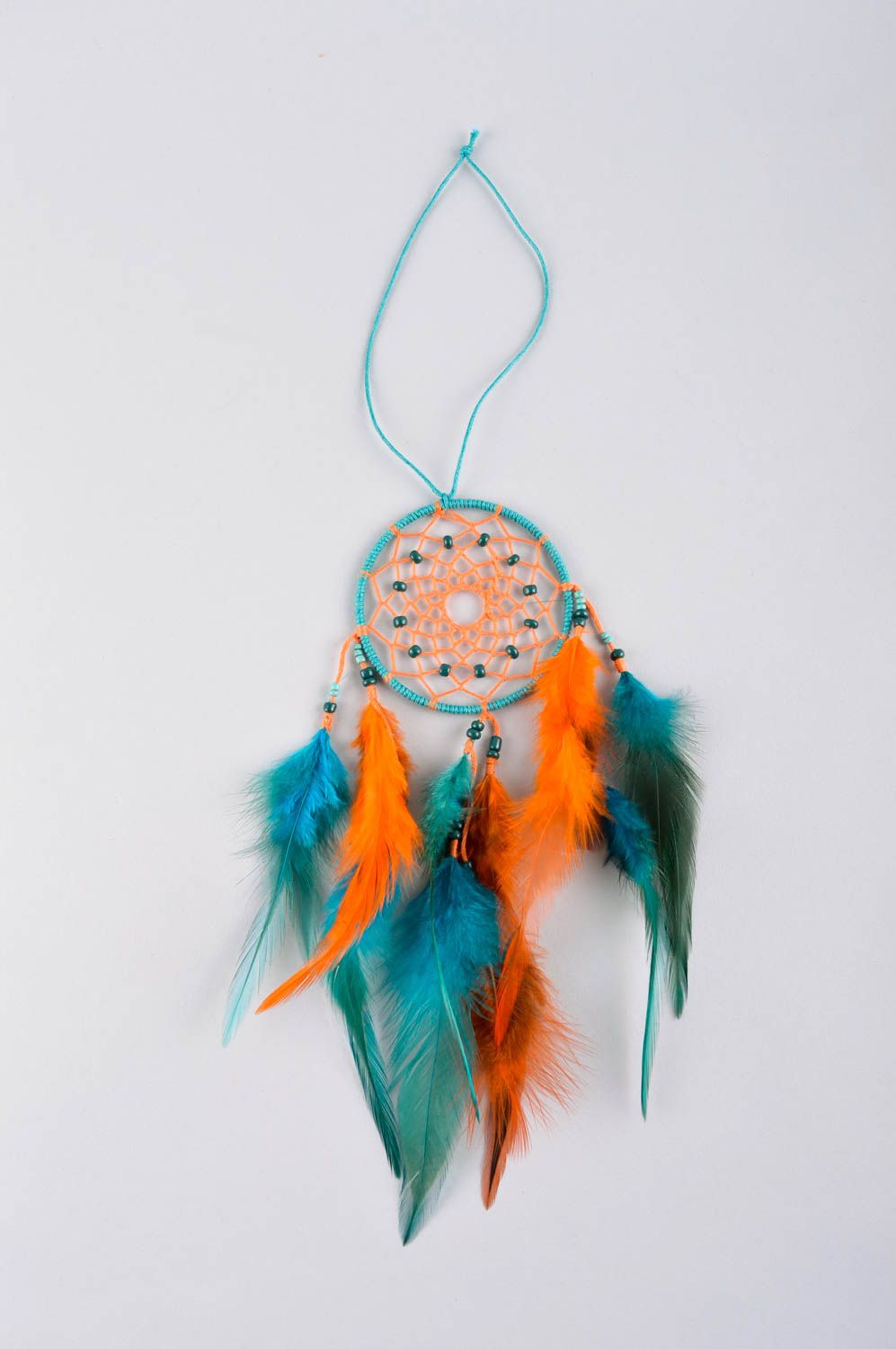 Dreamcatcher amulet handmade talisman woven dreamcatcher decorative use only photo 2