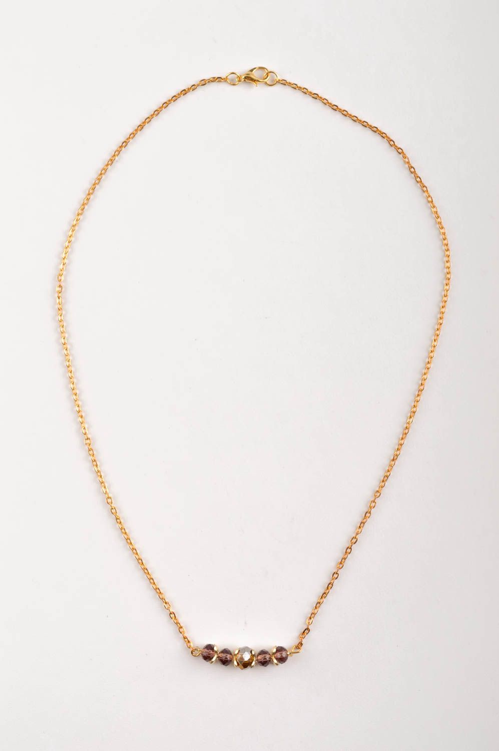 Collana di perle fatta a mano originale di moda bigiotteria da donna bella foto 5