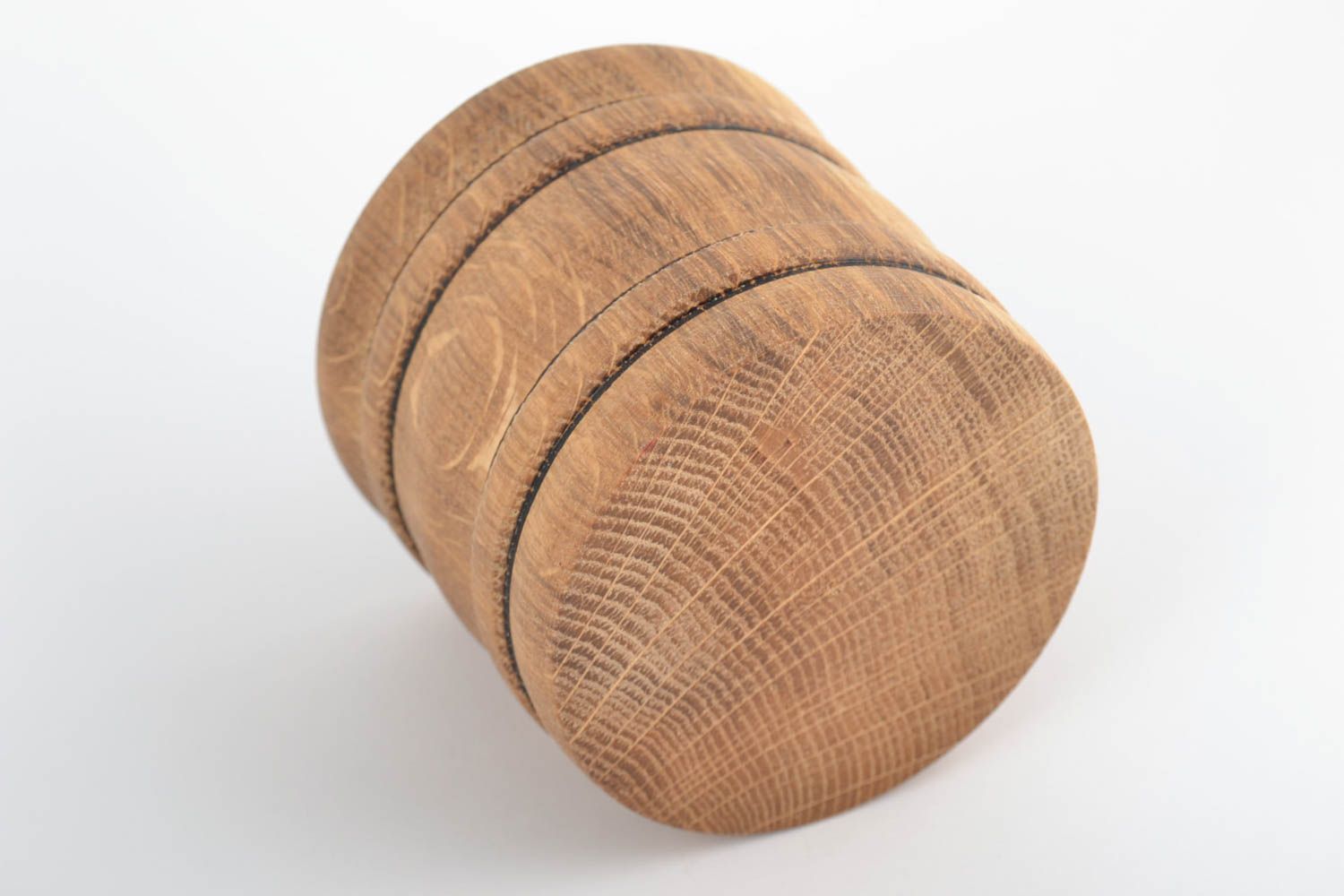Красивая деревянная ступка для специй ручной работы объемом 350 мл фото 5