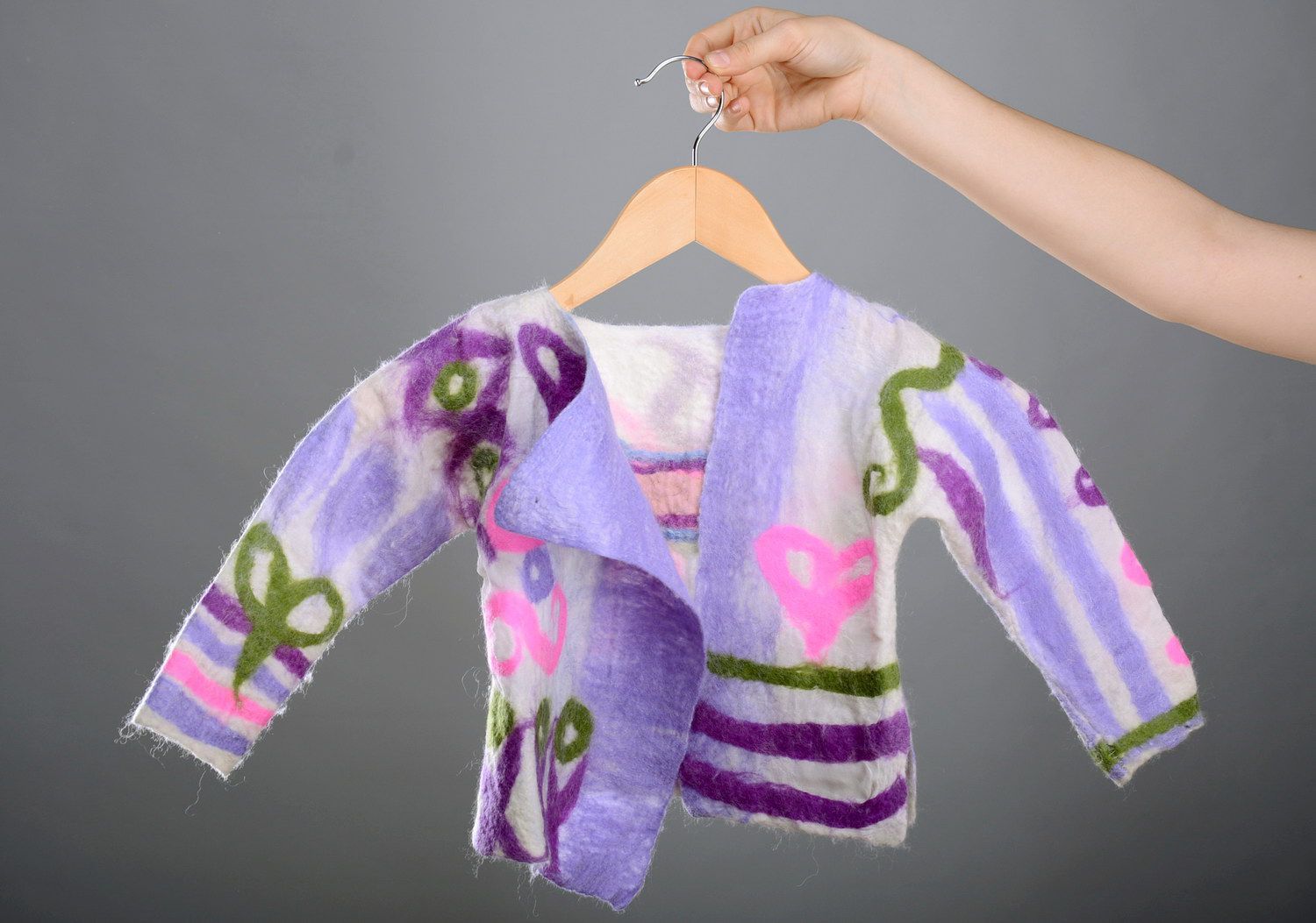 Tricot chaud en laine pour enfant photo 5