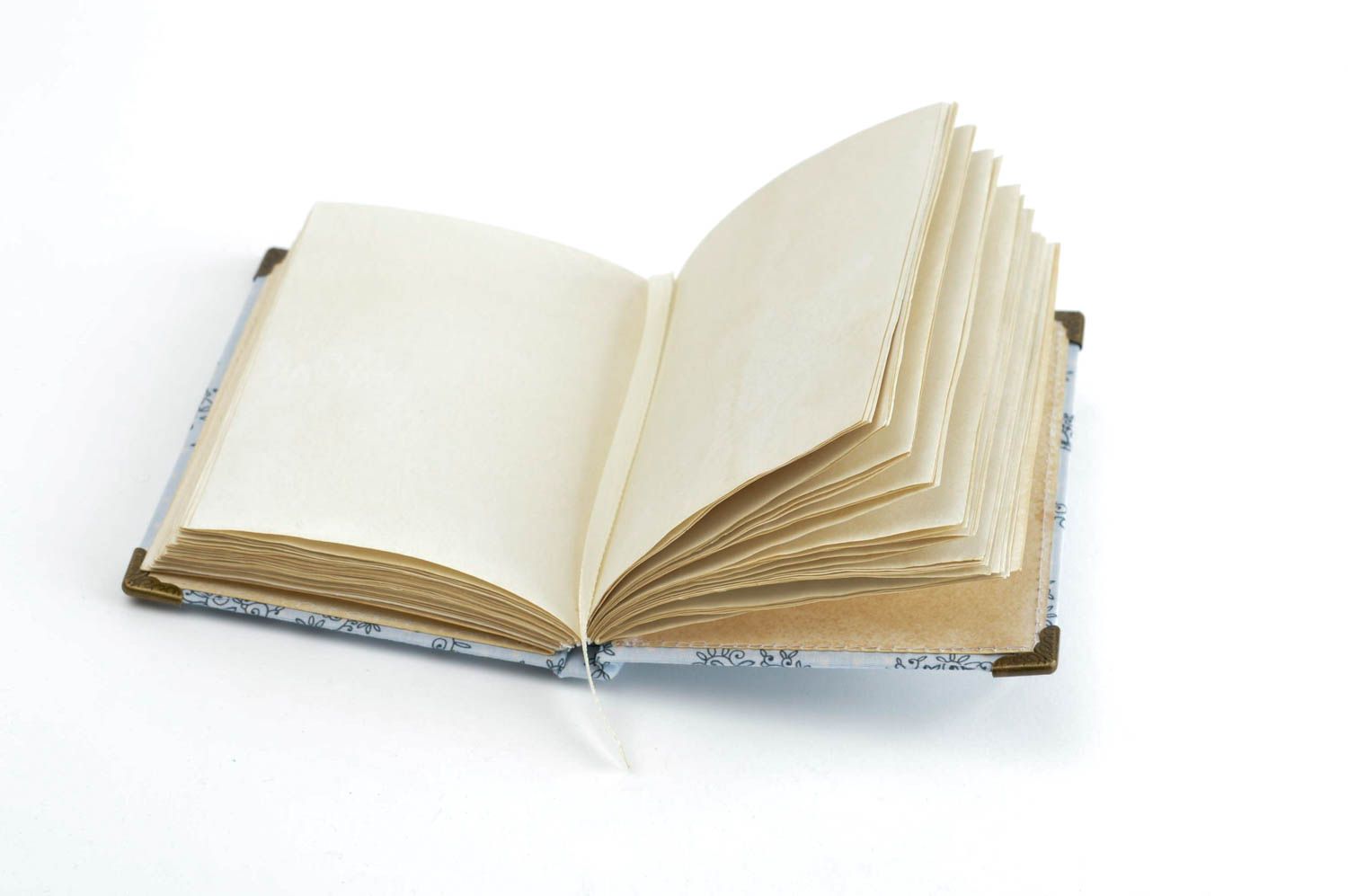Libreta de notas artesanal cuaderno de notas de algodón natural regalo original foto 4