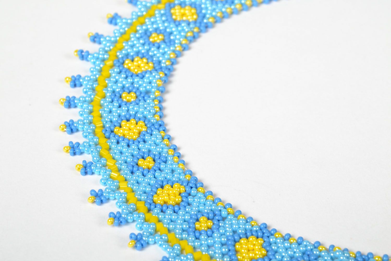 Beaded necklace Spring photo 3