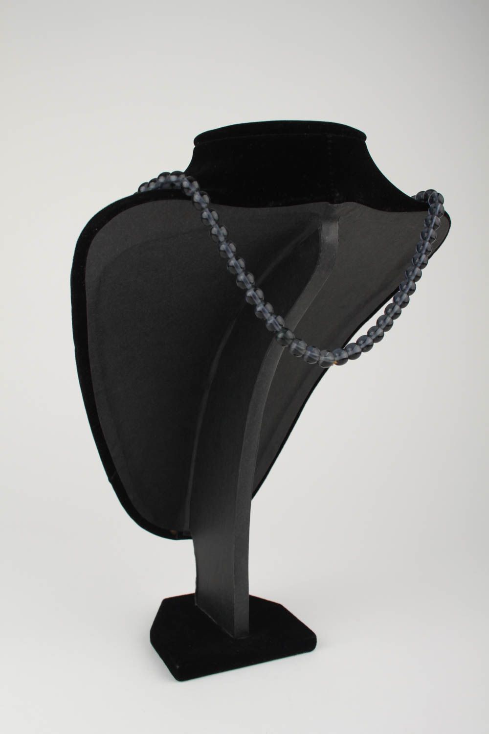 Collar original de cristal y abalorios bisutería artesanal regalo para mujer foto 4