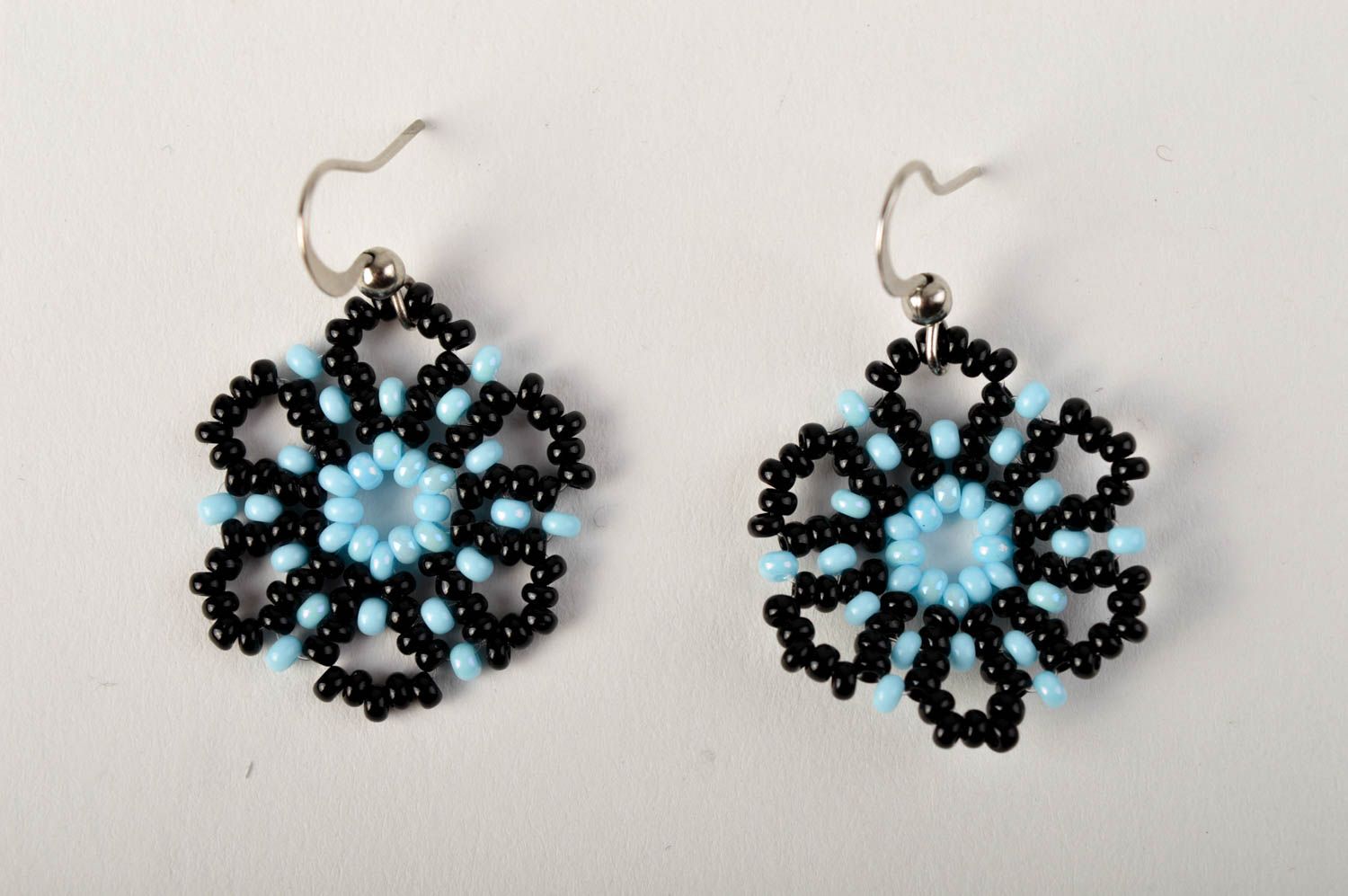Handmade beaded earrings designer beautiful earrings elegant jewelry gift photo 3