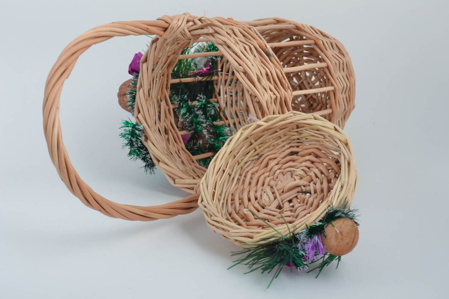 Beautiful handmade woven basket Easter basket ideas designer accessories photo 4