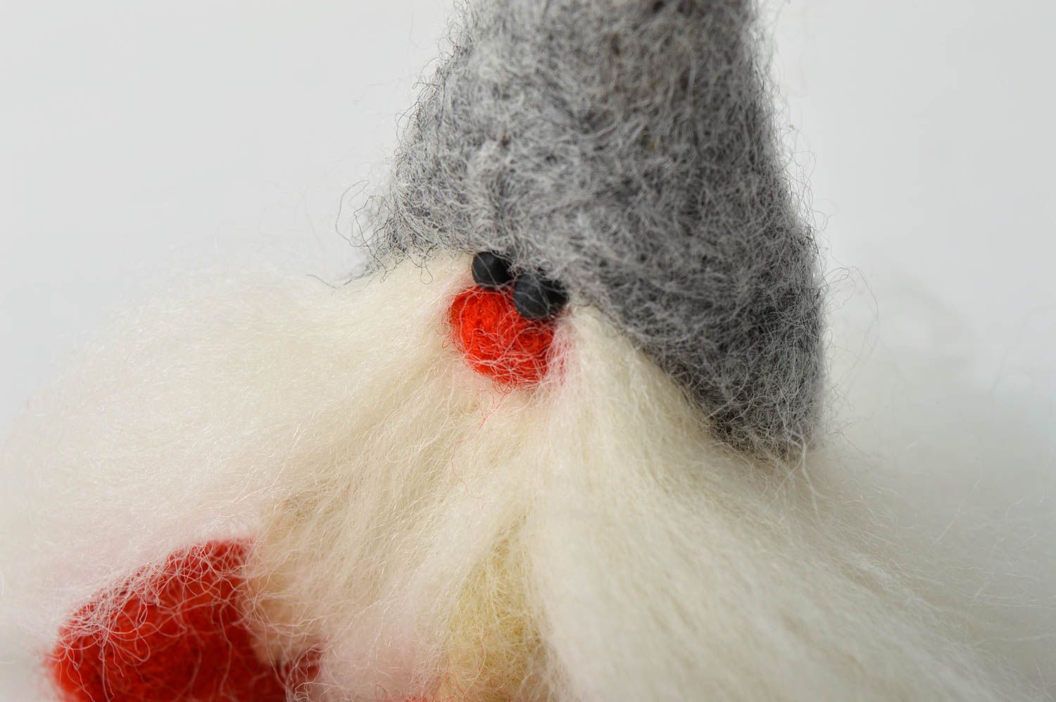 Jouet en laine feutrée Peluche faite main décorative Cadeau pour enfant Nain photo 4