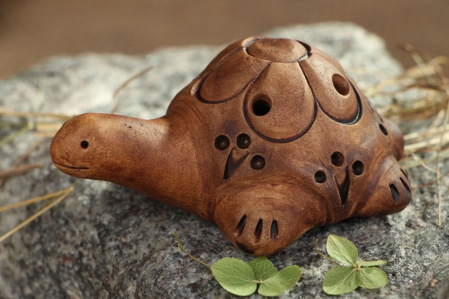 Ceramic whistle Turtle photo 5