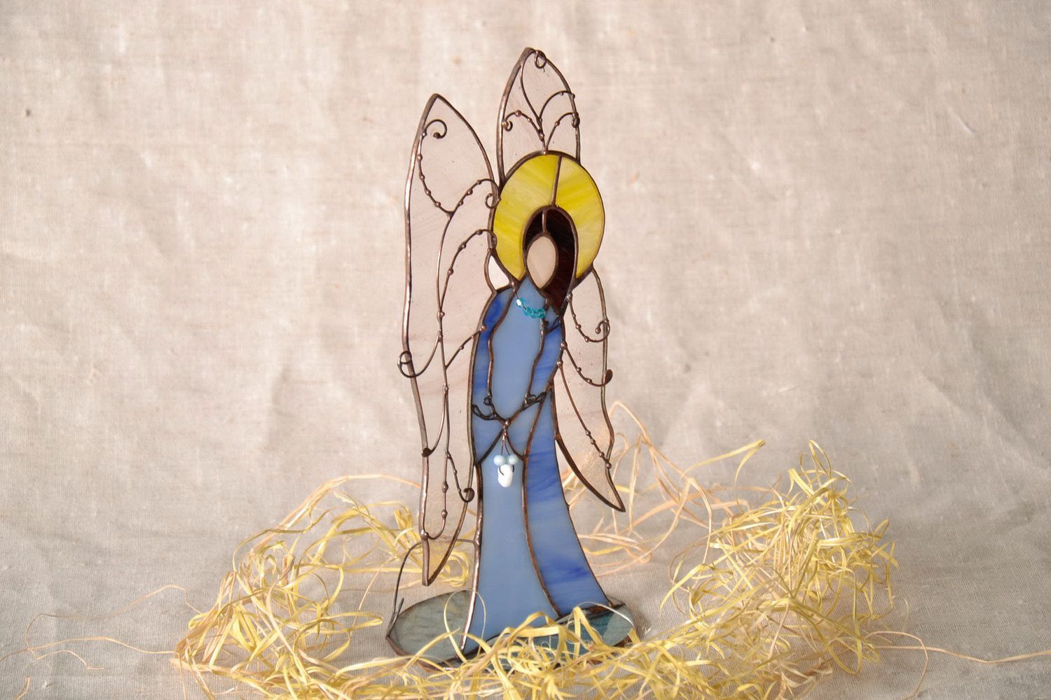 Stained glass statuette Angel  photo 2