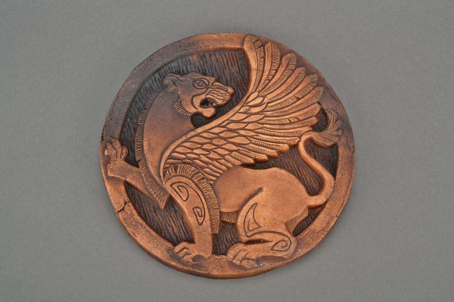 Decorative panel Lion with Wings photo 1