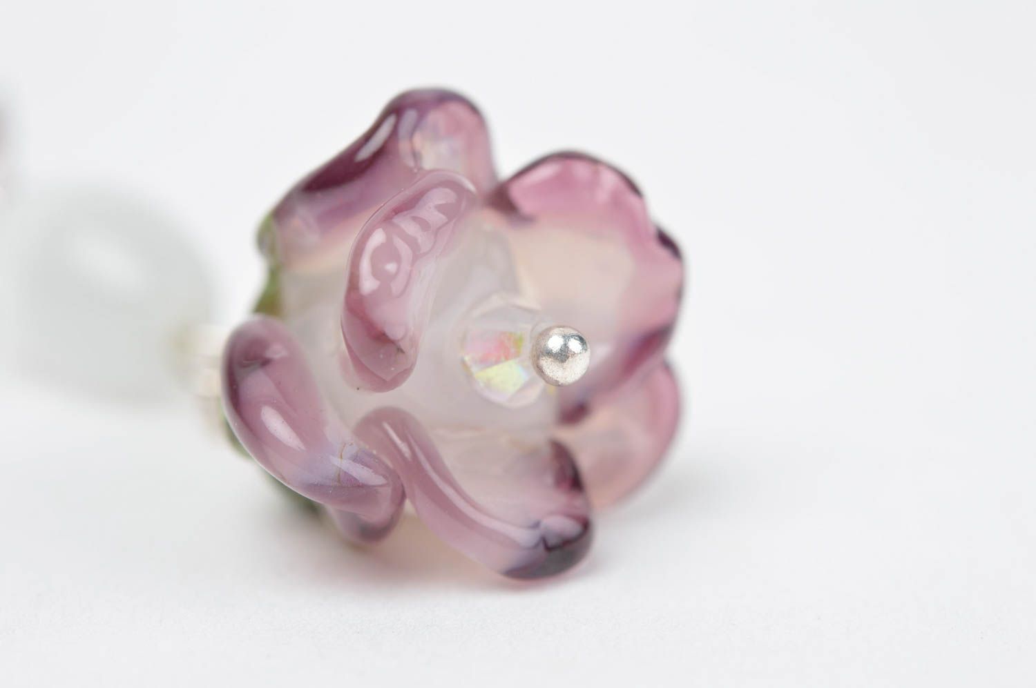 Handmade festive pendant stylish designer accessory cute flower pendant photo 3