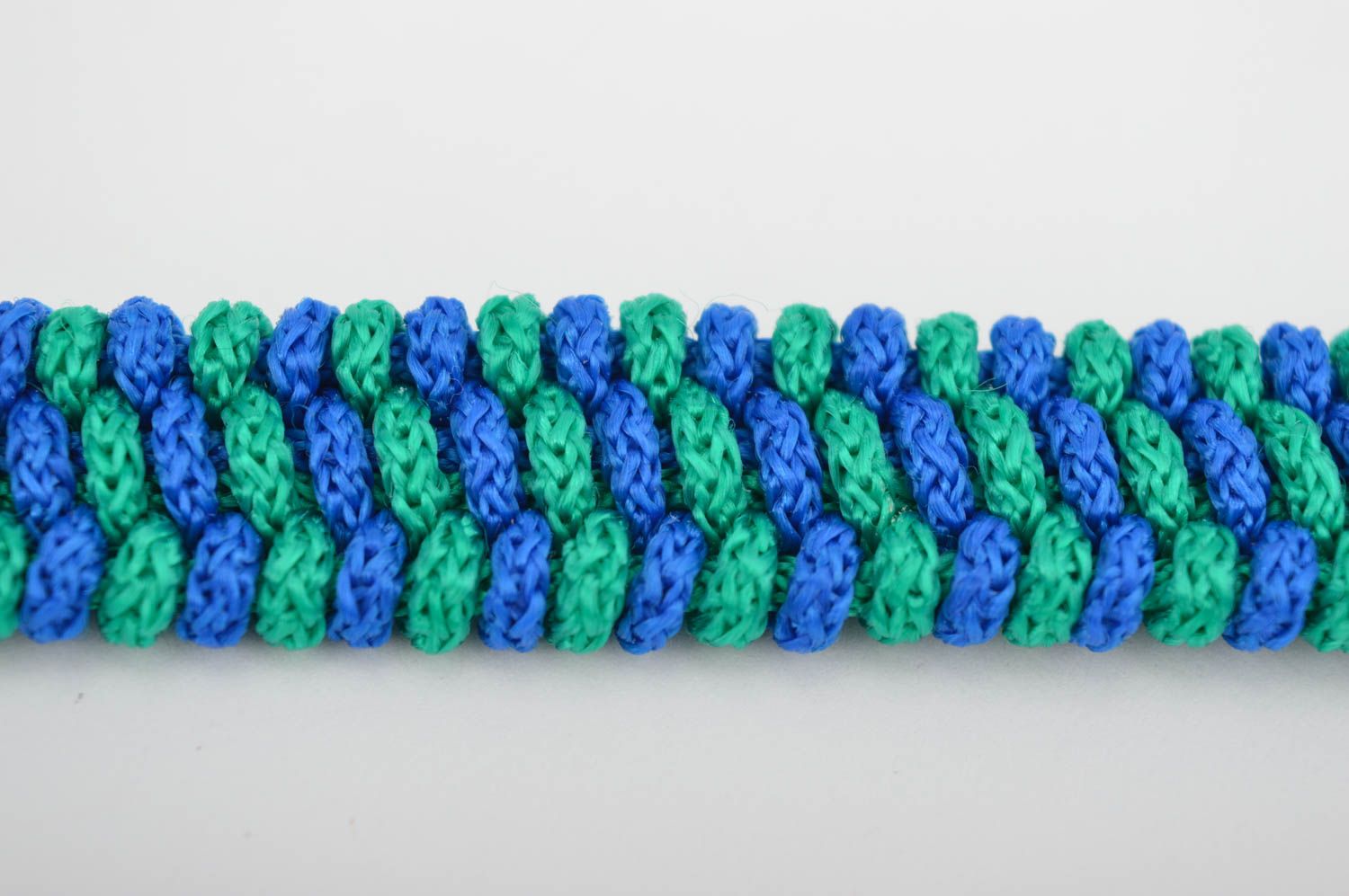 Браслет из шнурков украшение ручной работы плетеный браслет модный браслет фото 3