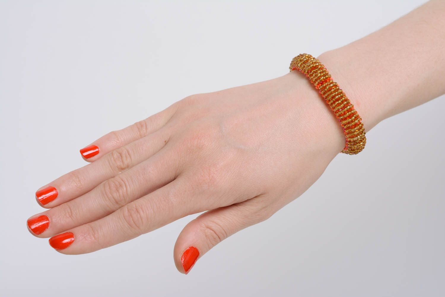 Beaded handmade bracelet for every day beautiful everyday fashion accessory photo 4
