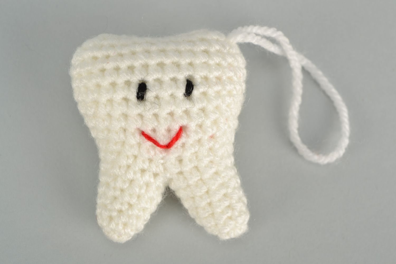 Handmade soft toy Tooth photo 1