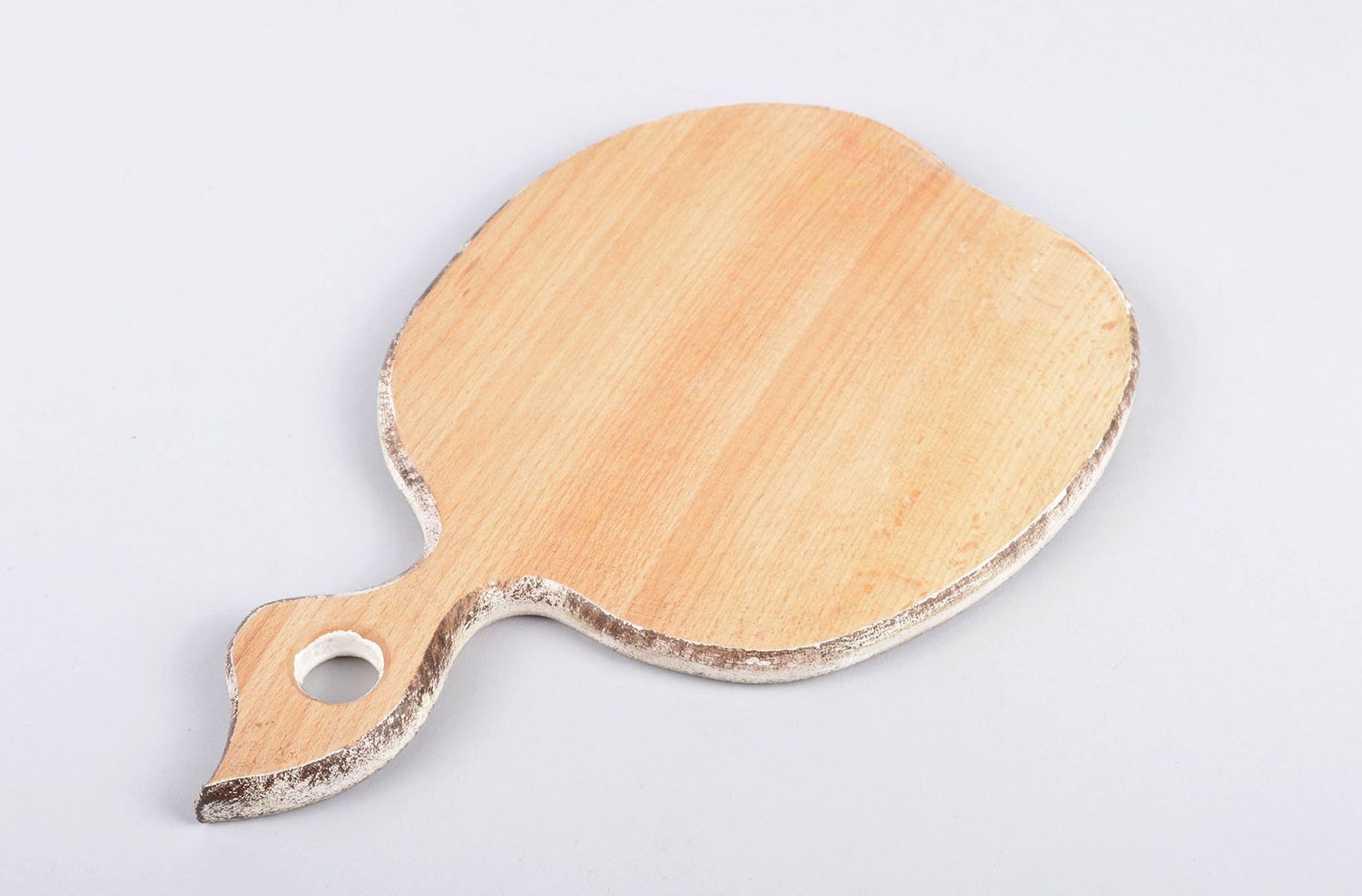 Tabla de madera para cortar artesanal decorada menaje de cocina regalo original foto 3