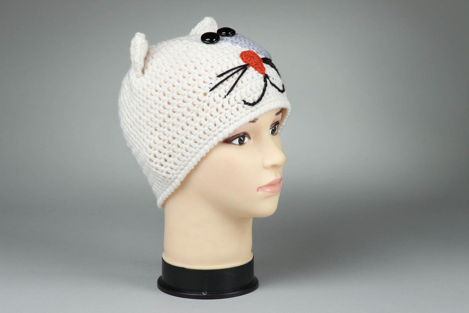Knitted hat Cat bully photo 1
