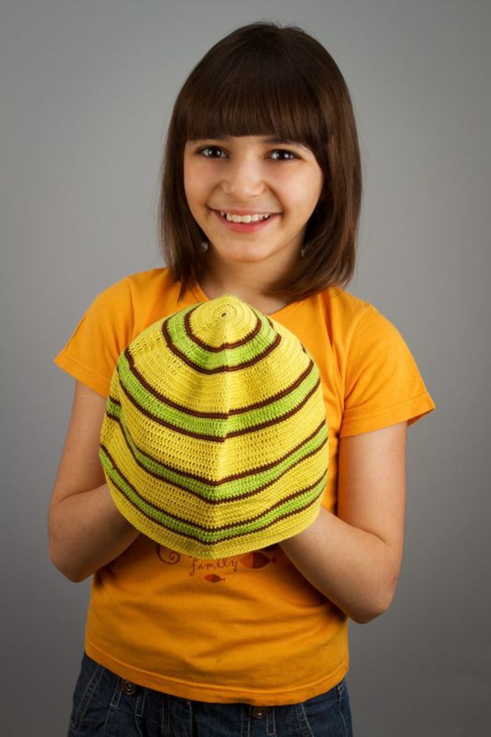 Cappello di lana fatto a mano cappello a maglia abbigliamento per bambini

 foto 4